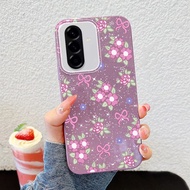 VRQR for Samsung Galaxy M56 M16 M06 F56 F16 F06 5G Casing Pink Little Flower Anti Drop Hard Phone Ca