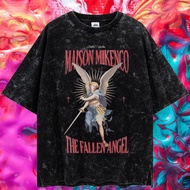 [Oversize] Oversized Washing Sandwash T-Shirt Top Men'sWanita 'The Fallen Angel'