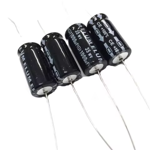 10PCS Original SA Series 25V 1000uf 35V Horizontal Axial Polarized Aluminum Electrolytic Capacitor 3