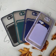 Card Case Samsung J7 Prime (SM-G610F, SM-G610Y, SM-G610M, SM-G610) Case Slot Card Protection Camera