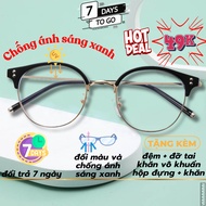 Cat Eye Glasses, Women's Eyeglass Frames, Metal Frames Anti-Blue Light and uv Rays When Sunlight sho