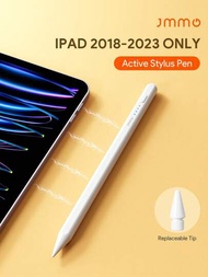 JMMO Apple/ipad筆,電容式觸控筆,90分鐘自動關機,電容式高靈敏度和精確度筆,抗誤觸通用尖頭筆,與2018年及以後版本的apple平板電腦兼容iphone Ipad配件情人節禮物