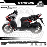 VARIO MOTORCYCLE STICKERS VARIO 160 MOTORCYCLE STRIPING STICKERS | E E E