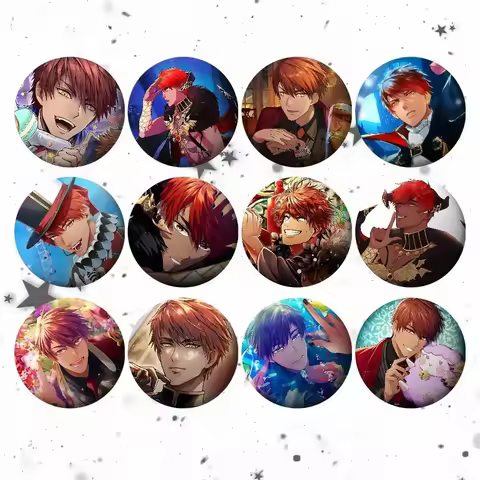 Cartoon O-Obey Me Diavolo Anime For Clothes Anime Enamel Pin Cute Things Cartoon Cosplay Badges On B