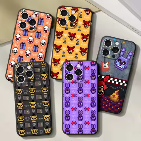Fnaf Five-nights-At-Freddys Case for iPhone 16 11 15 16e 14 12 Mini 13 Pro Max X XS XR 7 8 6 6s Plus