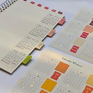 Permanent Calendar Stickers Colourful Planner Monthly Tabs for Notebooks, Binders, Textbooks, Projec