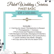 PAKET DOKUMENTASI FOTO PERNIKAHAN ( BASIC )