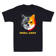 Shiba Army Shiba Inu Coin Dog Currency Meme Men'S Short Sleeve T-Shirt