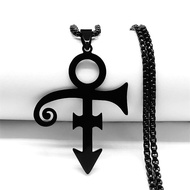 RIP Memorial Symbol Love Logo Steampunk Stainless Steel Necklace Women The Minimalism Artist Love Sy