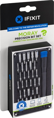 (READY STOCK) iFixit Moray Driver Kit - 32 Precision Bits for Smartphones & Electronics Repair. Torx