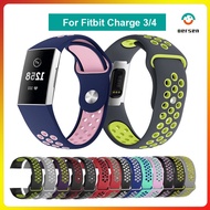 Fitbit Charge 3 / Fitbit Charge 4 watch Straps Watch Band Adjustable Silicone Replacement Sport Strap Wristband