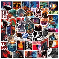 [未有貨50張]哥斯拉大戰金剛 行李箱 防水 貼紙 可重覆貼 電影 手機殼 滑板 平板 電腦 杯 櫃 Godzilla vs. Kong Stickers 50 pcs
