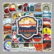 50pcs National Park Graffiti Stickers Water Cup Stickers Luggage Stickers Stationery Box Stickers Gu