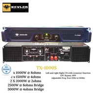 Kevler Professional TX-1000S 1000 watts X 2 Power Amplifier Dual channel with built-in Crossover