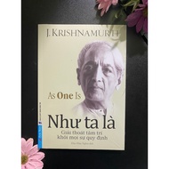 Book - As One Is - As I Am - FIRST NEWS