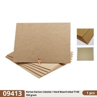 Kertas Karton Cokelat / Hard Board tebal T140 350 gram