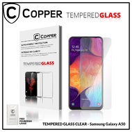 Samsung A50 - COPPER TEMPERED GLASS FULL CLEAR