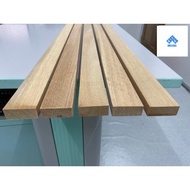 Balau Solid Kayu 1" X 2" X 6 FT (S4S) - Ketam