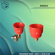 Nozzel Axial Sprayer Mesin 2 Tak TU-26 nozzle kabut tangki sprayer manual elektrik mesin TU26 14mm fleksibel spuyer halus axial flow nosel
