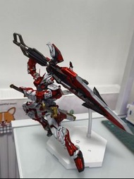 萬代MG紅異端改重陰影噴塗上色成品