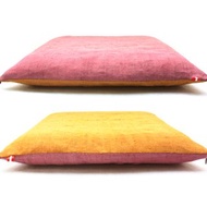 架子和洋蔥皮植物染色阿蘇素色靠墊 S 尺寸 35 公分見方