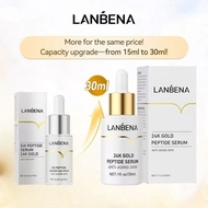 Ready Stock Fast Shipping LANBENA LANBENA VC Stock Solution 24K Gold Hexapeptide Stock Solution 30ml
