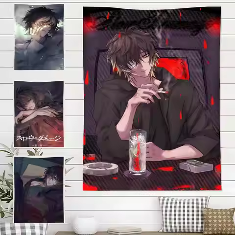 Popular Video Game S-Slow Damage Tapestry For Indoor Outdoor Living Room Bedroom Patio Durable Versa