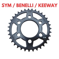 REAR SPROCKET 428 35T 36T REAR SPOCKET 428 35T 36T SYM SM SPORT 110R  SM SPORT 110E BENELLI KEEWAY T