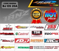 STIKER SPONSOR MOTOR / STIKER YSS IRC YOSHIMURA / STICKER HOLOGRAM / STIKER RACING