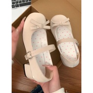 ❤️ 2025 kasut pengantin perempuan nikah tumit tinggi wanita Mercerized Small Jelly Mary Jane Shoes F