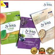 ST.IVES FACE SHEET MASK 1 Pcs (REVITALIZING,GLOWING,SOOTHING)