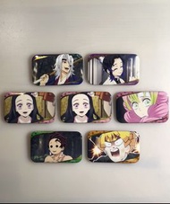 鬼滅之刃角色徽章（宇髓天元、胡蝶忍、竈門彌豆子、甘露寺蜜璃、炭治郎、善逸）