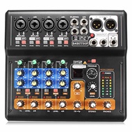 8 Channel 48V Professional Mini Portable Mixer Live Studio Audio Karaoke Mixer USB DJ Sound Mixing C
