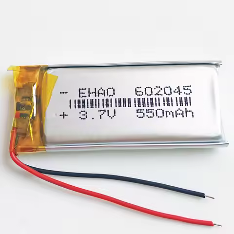 3.7V 550mAh Polymer Lithium Lipo Rechargeable Battery 602045 For MP3 GPS DVD Bluetooth Recorder Head