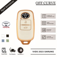 Toyota Vios 2023 Key cover Keyless Remote Sarung Kunci Kereta Vios 2024 TPU Accessories