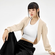 XEXYMIX Balloon Feel Bolero Long-Sleeved Blouse XTFCD01H3 Total 8 Colors Puff Sleeves Casual Sports 