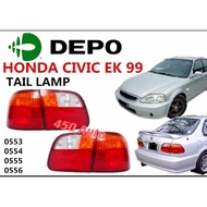 DEPO HONDA ✅ CIVIC EK99 EK VIRS S21 EK 99 TAIL LAMP + REFLECTOR SET 1999