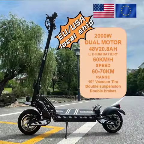 DriveTron EU USA Stock Dual 2000w Powerful Motor 48V20.8AH Adult Electric Scooter 60km/H Max Speed F
