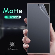 Front + Back Soft Matte Hydrogel Full Cover Screen Protector for Samsung S10 Plus S20 Ultra Note 8 9 10 S10E S8 S9 Note 20 Ultra TPU Front Film Water proof Film