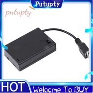 3XAA Battery Case with Cover and Switch Connected to USB Female Connector USB Female Socket Battery 