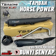 NEW TS RACING LC135 Super Back & Tru Pressure Exhaust /Pipe Angin/ LC135 V1-V7 4S 5S/Ts racing ekzos