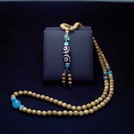 七眼天珠 三眼天珠 天河石佛珠 螢石佛珠 108顆巴布亞沉香念珠