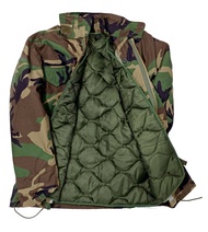 Áo Khoác M65 Phong Cách Quân Đội Dày Dặn Ấm Áp Cho Nam Áo Khoác Ngoài Mùa Đông Chống Gió Chống Thấm 