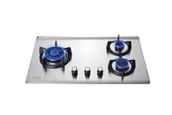 (Bulky) Rinnai 3 Burner Built-In Hob Stainless Steel Top Plate RB-73TS