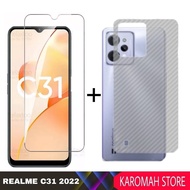 PACKAGE 2 INC1 Tempered Glass REALME C31 Anti-Scratch Clear