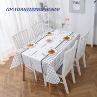 [130CM*180CM] WATERPROOF PVC TABLE CLOTH IN MANY SUPER BEAUTIFUL MODELS - LP254