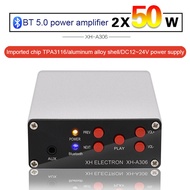 1PCSXH-A306 2*50W Bluetooth 5.0 Digital Power Amplifier Board  TPA3116D2 DC 12-24V Mini Bluetooth Mo