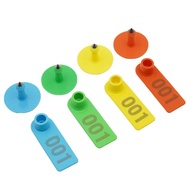Ear Tag 1.8x5cm. Ear Tag 1 Pack Of 100 Numbers. Goat, Sheep, Sheep, Pig, Cow