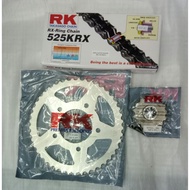 CB400 RK FRONT & REAR PREMIUM SPROCKET/ RX-RING CHAIN 525KRX SET