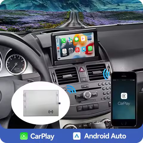 C class W204 NTG4.0 CarPlay box for E class W212 GLK X204 CLS W218 SLK R172 radio Android Auto inter